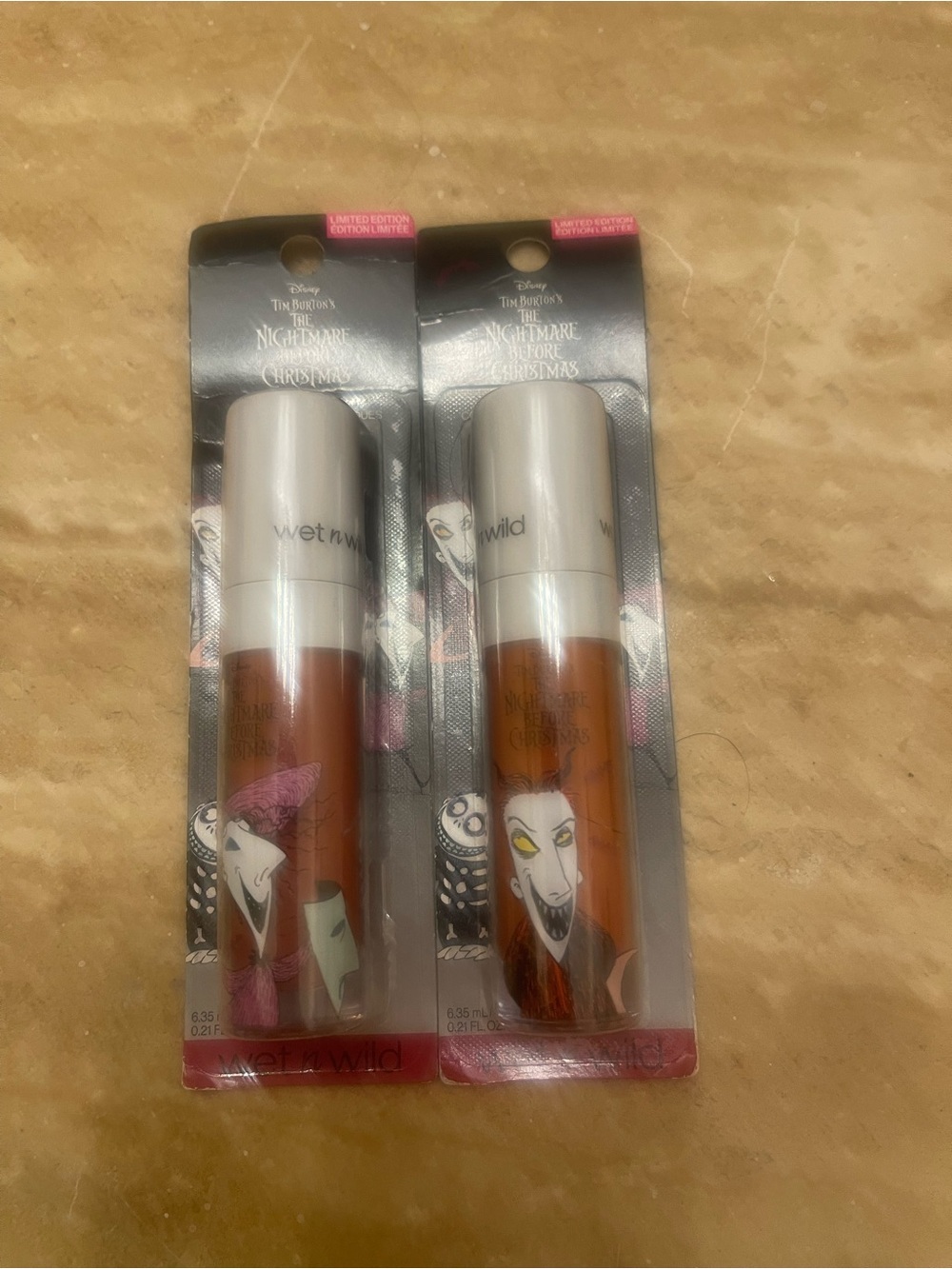 wet n wild Orange-Brown Lip Stain Duo — The Nightmare Before Christmas